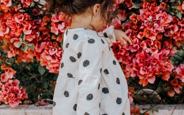 Picture of a girl wearing second hand kids clothes in Melbourne