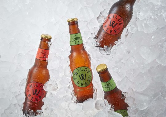 Picture of gluten free beers in an ice filled esky