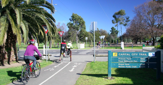 Capital Trail which snakes through the city, and one of the best walking trails in Melbourne for locals and visitors