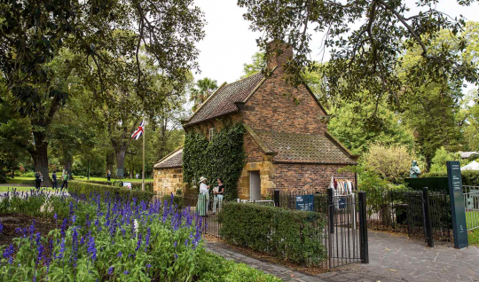 Picture of a green Fitzroy Gardens and Cooks Cottage, a stunning picnic spot and a great Melbourne date idea