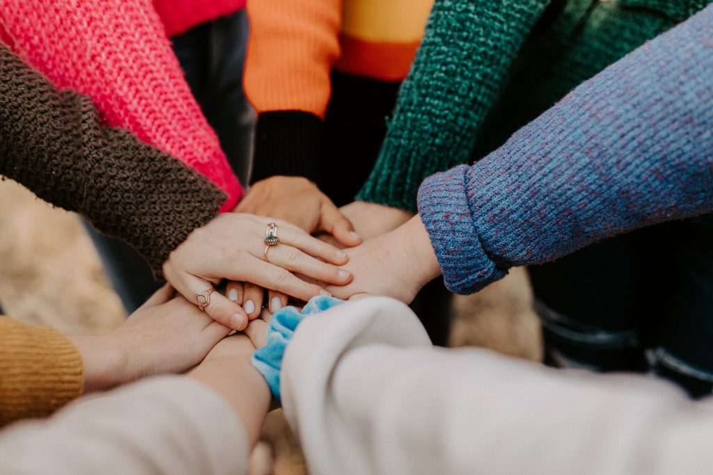 Picture of people coming together for volunteering in Melbourne