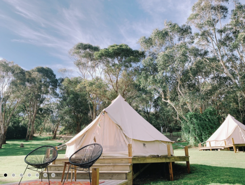 Boutique glamping accommodation in Mornington Peninsula