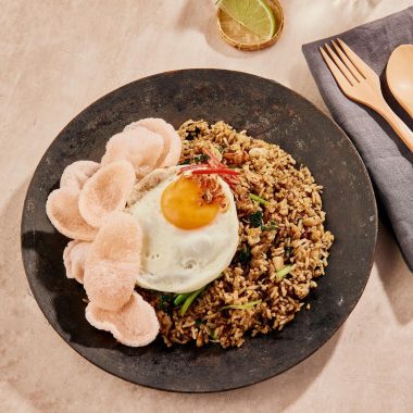 Picture of Kati Kita's Nasi Goreng boozy brunch in Melbourne, available at the best Indonesian restaurant in Melbourne