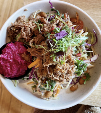 Picture of the Moroccan Lamb Salad at Feekah cafe Moonee Ponds