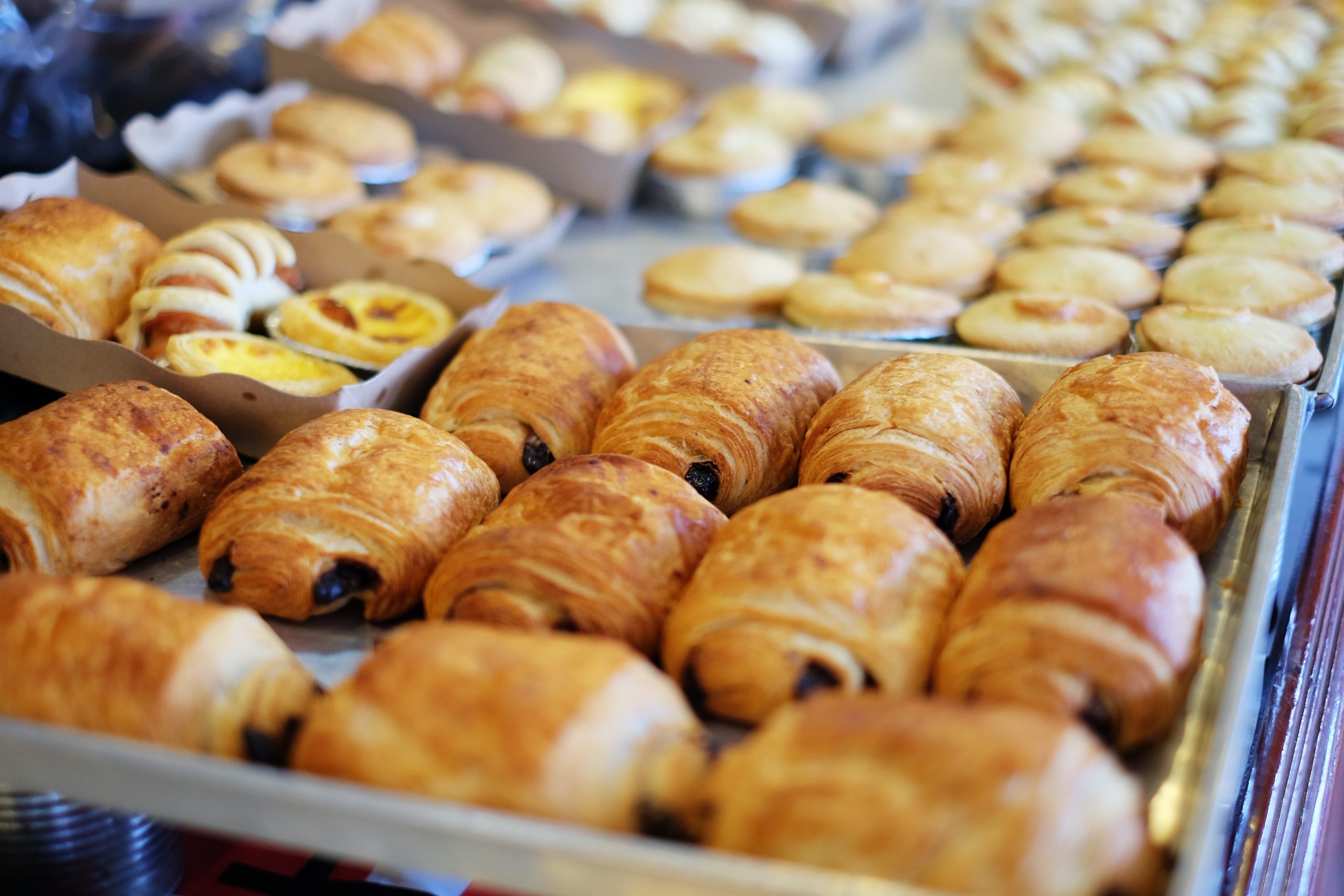 Picture of a tray of baked goods from Mister Nice Guy's Bakeshop