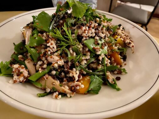 Picture of a chicken and quinoa salad at Railway Hotel Brunswick