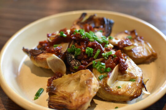 Picture of Artichoke and sundried tomatoes (gluten-free option) from Asado Melbourne