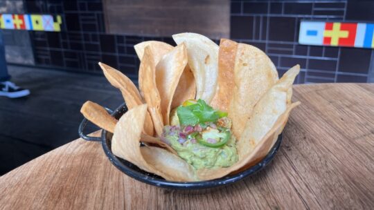 Picture of a bowl of guacamole at The Boatbuilders Yard