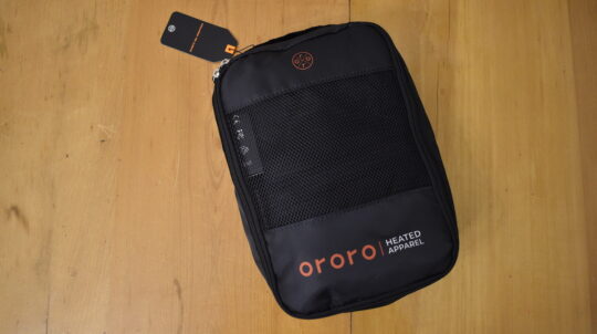 ORORO heated apparel package with a vest, battery and battery pack included