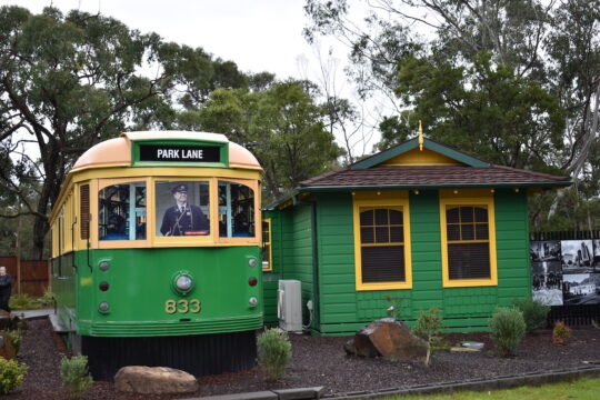 Tram-style accommodation at BIG4 Yarra Valley Park Lane Holiday Park