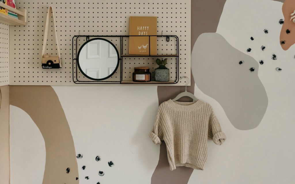 Picture of a toddler room reno finished with beige decor