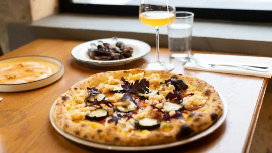Picture of a pizza from Figlia, taken for The Age